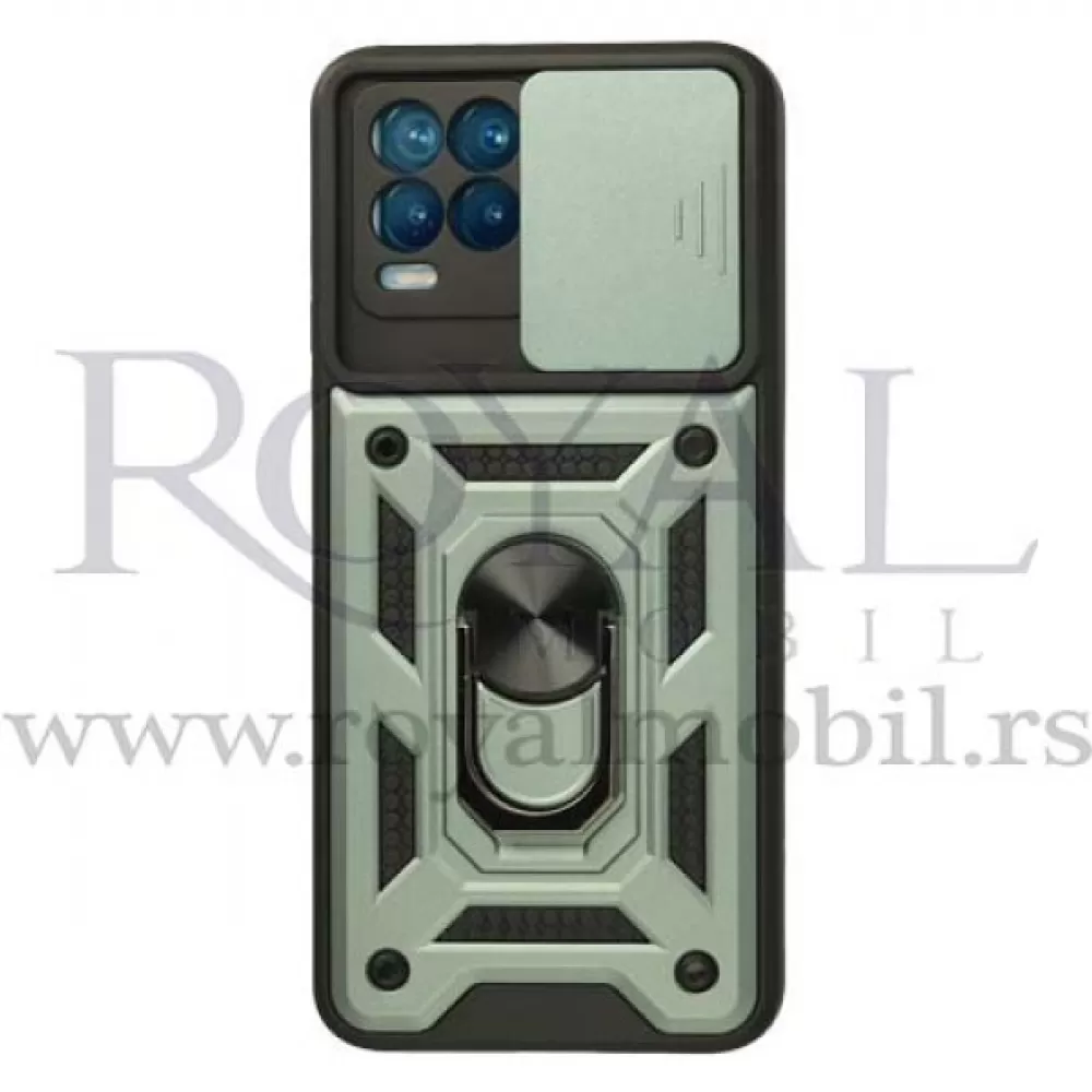 Futrola HARD PROTECT SA PRSTENOM za iPhone 14 (6.1) zelena