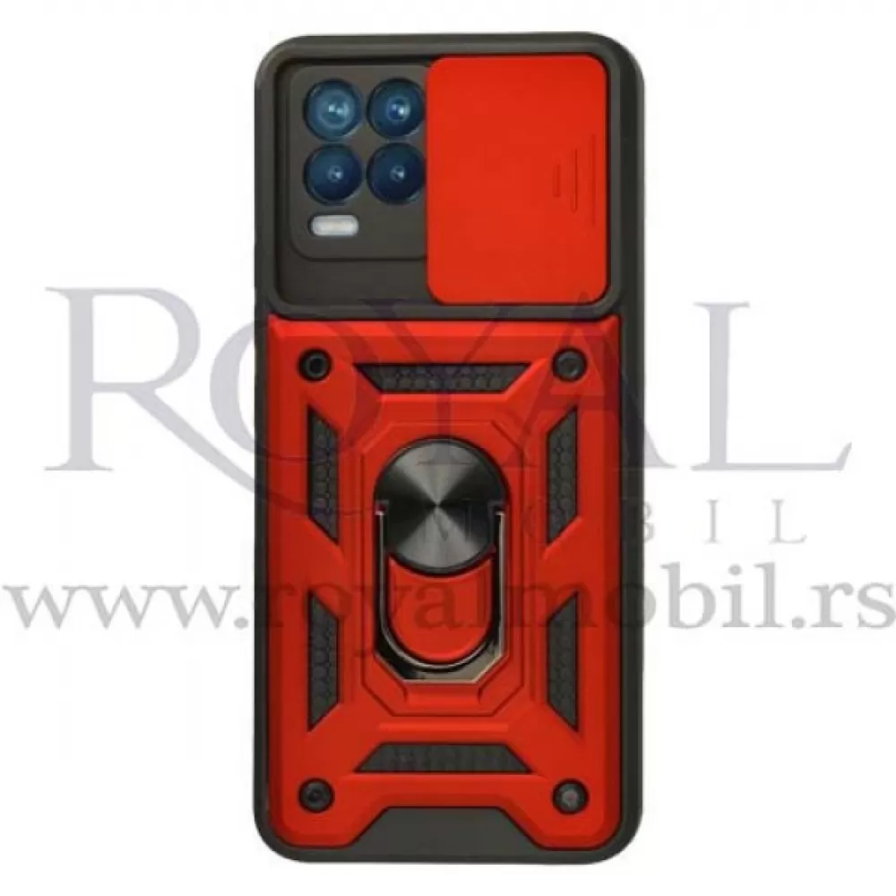 Futrola HARD PROTECT SA PRSTENOM za iPhone 14 Plus (6.7) crvena