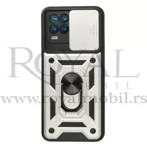 Futrola HARD PROTECT SA PRSTENOM za iPhone 14 Plus (6.7) srebrna