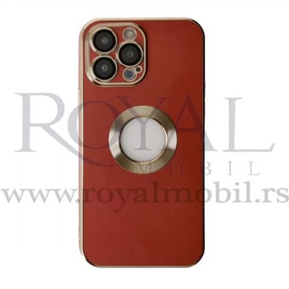 Futrola ELEGANT CIRCLE za iPhone 14 Pro Max (6.7) bordo