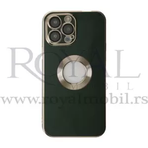 Futrola ELEGANT CIRCLE za iPhone 14 Plus (6.7) maslinasto zelena