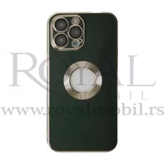 Futrola ELEGANT CIRCLE za iPhone 14 Plus (6.7) maslinasto zelena