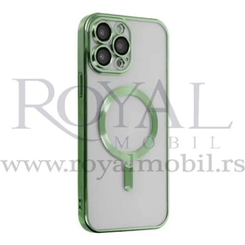Futrola MAGSAFE METALIC za iPhone 14 (6.1) zelena