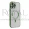 Futrola MAGSAFE METALIC za iPhone 14 Plus (6.7) zelena