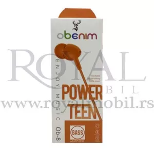 Slusalice OBENIM (OB-8) narandzasta