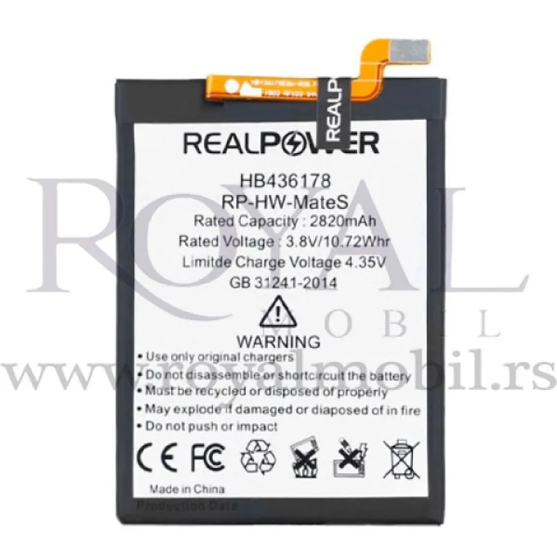 Baterija REALPOWER ZA Huawei Mate S (hb436178ebw)