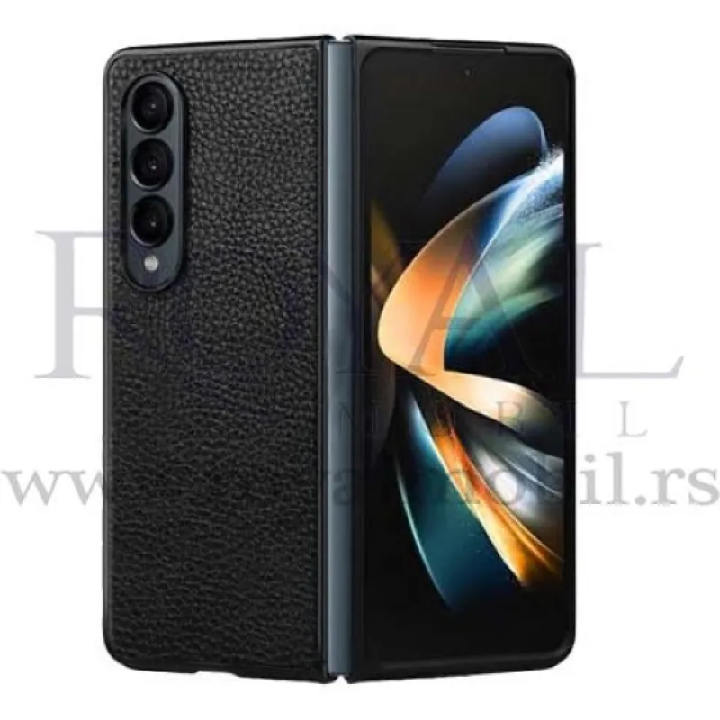 Futrola IMITACIJA KOZE za Samsung Galaxy Z Fold 4 crna