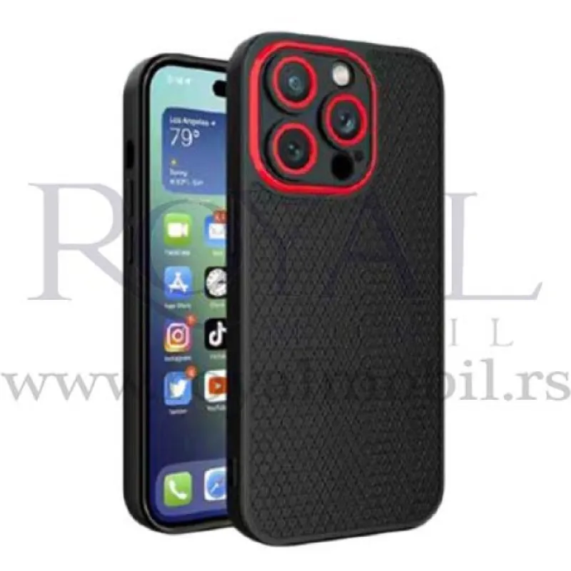 Futrola KING KORUMA za iPhone 14 Plus (6.7) crna sa crvenim