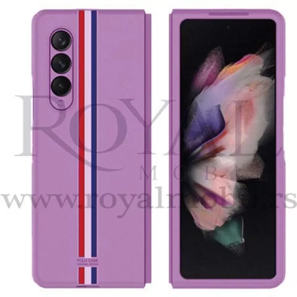 Futrola PROTECT CASE HIGH za Samsung Galaxy Z Fold 3 lila