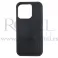 Futrola LEATHER No1 SA DZEPICEM za iPhone 14 Plus (6.7) crna