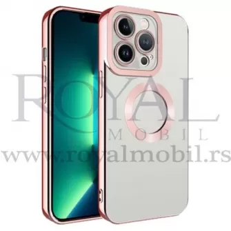 Futrola CIRCLE METALIK za iPhone 13 Pro (6.1) roze