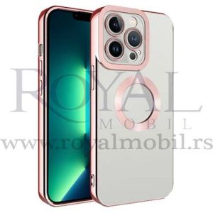 Futrola CIRCLE METALIK za iPhone 14 Pro (6.1) roze