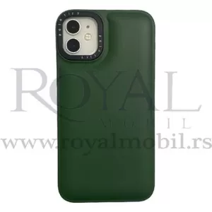 Futrola PEX SILIKON za iPhone 13 (6.1) maslinasto zelena