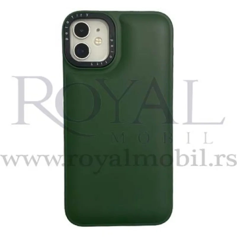 Futrola PEX SILIKON za iPhone 14 Pro (6.1) maslinasto zelena
