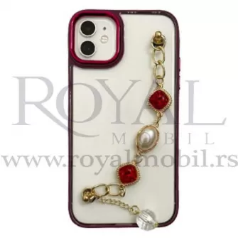 Futrola BAMPER CHAIN za iPhone 13 Pro (6.1) bordo