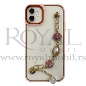 Futrola BAMPER CHAIN za iPhone 14 Pro (6.1) roze