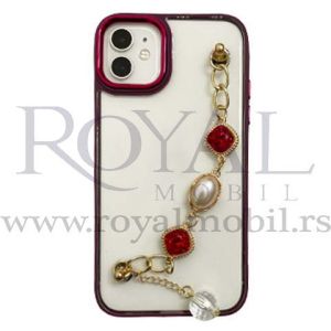 Futrola BAMPER CHAIN za iPhone 14 Pro (6.1) bordo