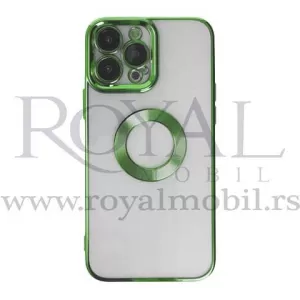Futrola CIRCLE METALIK za iPhone 14 (6.1) svetlo zelena