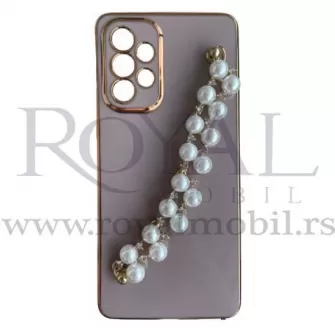 Futrola BISER CHAIN za Samsung A736 Galaxy A73 5G ljubicasta