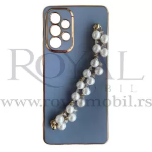 Futrola BISER CHAIN za Samsung A736 Galaxy A73 5G plava