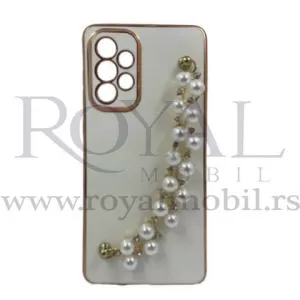 Futrola BISER CHAIN za Samsung S996 Galaxy S21 Plus bela