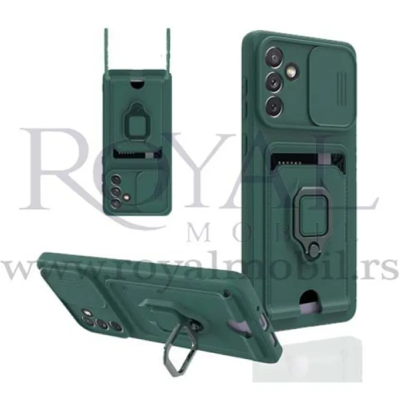 Futrola ZUMA PROTECT sa pertlom za Samsung S916 Galaxy S23 Plus maslinasto zelena