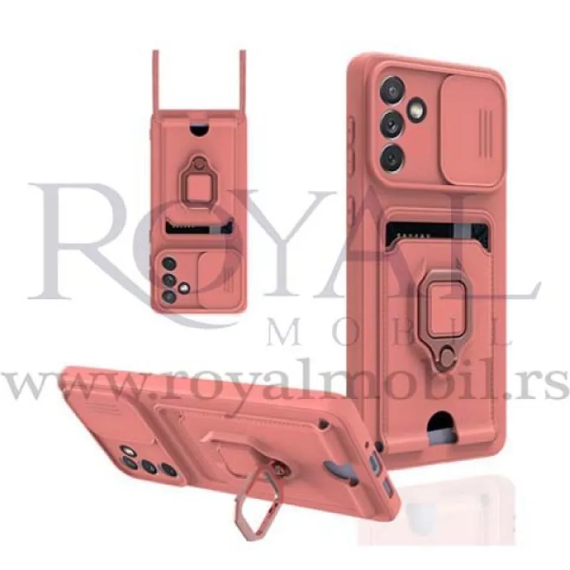 Futrola ZUMA PROTECT sa pertlom za Vivo Y35 / Y22s roze
