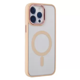 Futrola PVC WIFI MAGSAFE za iPhone 14 (6.1) roze