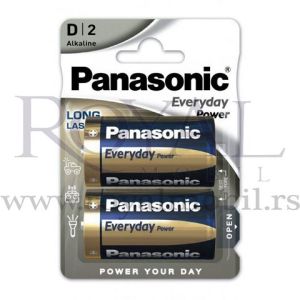 Panasonic Baterije LR20EPS/2BP 2xD (Pak)