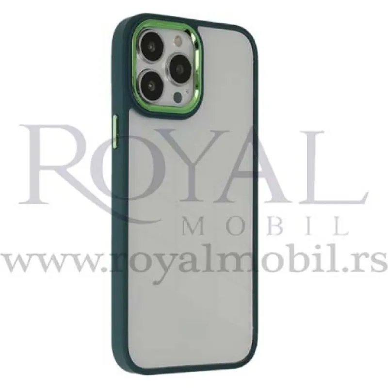 Futrola CLEAR SA BAMPEROM za Samsung A042 Galaxy A04E zelena