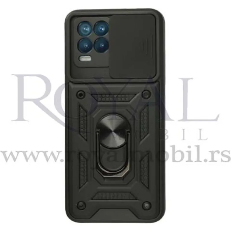 Futrola HARD PROTECT SA PRSTENOM za Samsung A045 Galaxy A04 crna
