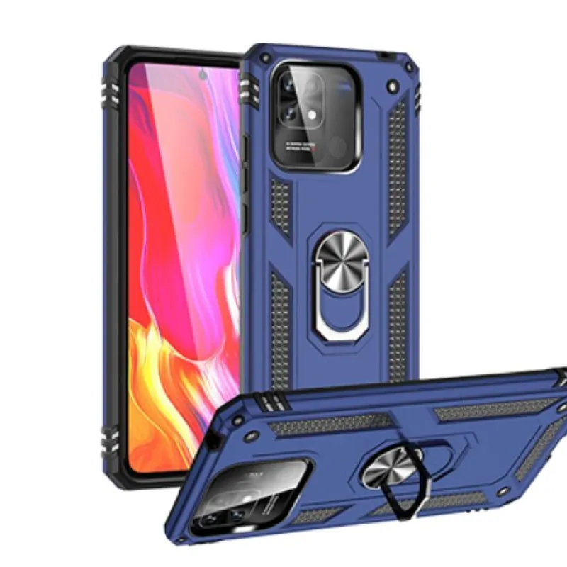 Futrola ARMOUR sa prstenom za Xiaomi Redmi 10C / Redmi 12C / Poco C40 teget