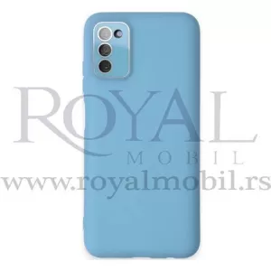 Silikonska futrola SOFT X-Cell SA ZASTITOM ZA KAMERU za Realme C11 2021 svetlo plava