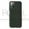 Silikonska futrola SOFT X-Cell SA ZASTITOM ZA KAMERU za Realme C11 2021 tamno zelena