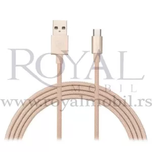 USB kabal SUPER STRONG FAST 3A MC-315 rose gold