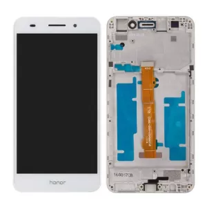 LCD + touch + frame za Huawei Y6 II compact beli II klasa (FLEKA)FULL ORG EU - SH