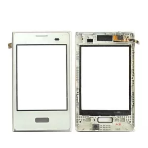 LCD + touch + frame za LG L3 E400 crni sa roze frejmom FULL ORG EU - SH --K29