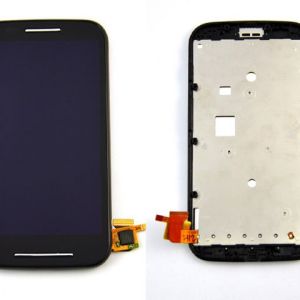 LCD + touchscreen + frame za Motorola Moto E XT1022 crni FULL ORG EU - SH --F147