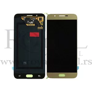 LCD + touchscreen za Samsung A800 Galaxy A8 zlatni FULL ORIGINAL EU