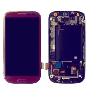 LCD + touch + frame za Samsung i8190 Galaxy S3 mini crveni ORG - EU