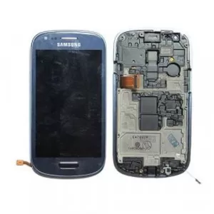 LCD + touch + frame za Samsung I8190 Galaxy S3 mini plavi --KA57
