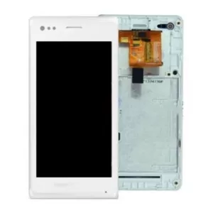 LCD + touch + frame za Sony Xperia M C1904, C1905 beli ORG EU - SH --K56