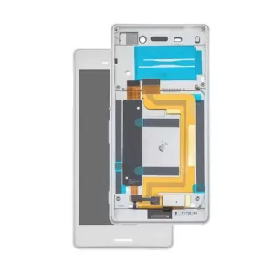 LCD + touch + frame za Sony Xperia M4 Aqua beli ORG EU - SH --K29 --KA61