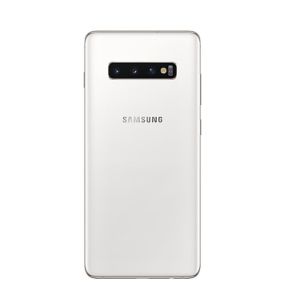Poklopac baterije + staklo kamere za Samsung G975 Galaxy S10 Plus keramik bela (ceramic white) I KLASA FULL ORG EU - SH
