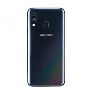 Poklopac baterije + staklo kamere za Samsung A405 Galaxy A40 crni FULL ORG EU SH