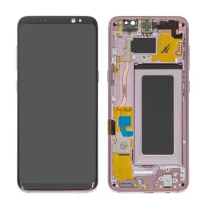 LCD + touchscreen + frame za Samsung G950 Galaxy S8 pink FULL ORIGINAL EU