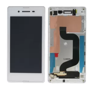 LCD + touch + frame za Sony Xperia E3 beli FULL ORG EU