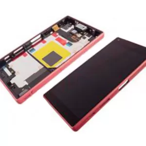 LCD za Sony Xperia Z5 compact + touch screen + frame crveni FUL ORG - SH --K82