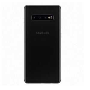 Poklopac baterije + staklo kamere za Samsung G975 Galaxy S10 Plus prizma crni (prism black) I KLASA FULL ORG EU - SH