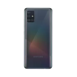 Poklopac baterije + staklo kamere za Samsung A515 Galaxy A51 crni (prism black) I klasa FULL ORG EU SH